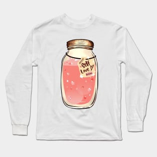 Homemade Self-love potion in mason jars Long Sleeve T-Shirt